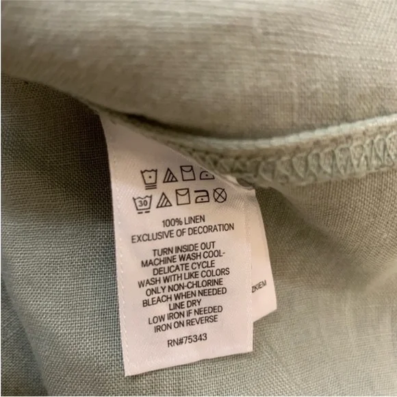 Brand New 100% linen dress Lucky brand - Picture 8 of 13